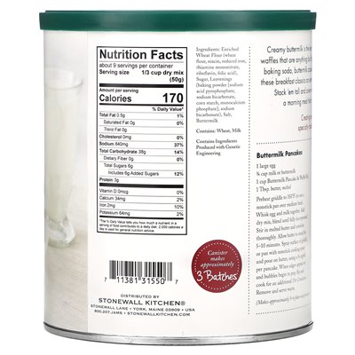 Stonewall Kitchen, Buttermilk Pancake &amp Waffle Mix, 16 uncji (453,6 g)