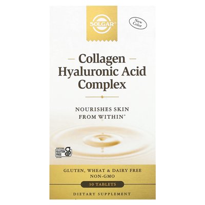 Solgar, Hyaluronic Acid Collagen Complex, 30 Tablets