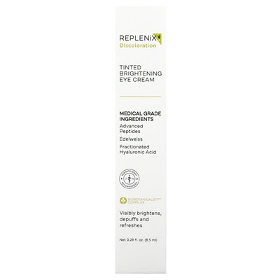 REPLIX, Discoloration, Tinted Brightening Eye Cream, Fragrance Free, 0.29 fl oz (8.5 ml)