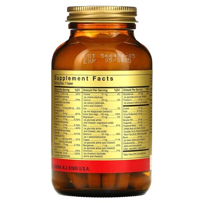 Solgar, Formula V, VM-75, Multi-Vitamin with Chelated Minerals, 90 Tablets