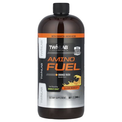 Twinlab, paliwo aminowe, Orange Rush, 32 Fl Oz (946 ml)