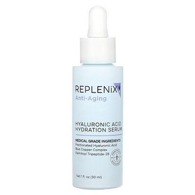 REPLIX, Hydration Serum, Anti-Aging, Hyaluronic, Fragrance Free, 1 Fl Oz (30 ml)