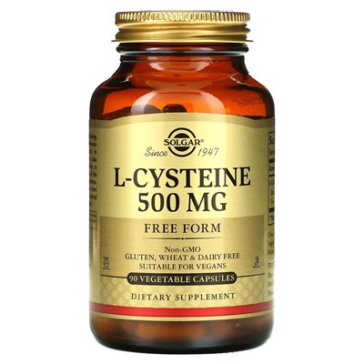 Solgar, L-Cysteine, 500 mg, 90 veg capsules