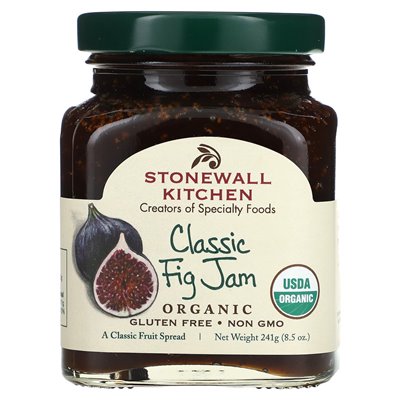 Stonewall Kitchen, Organic Classic Fig Jam, 8.5 oz (241 g)