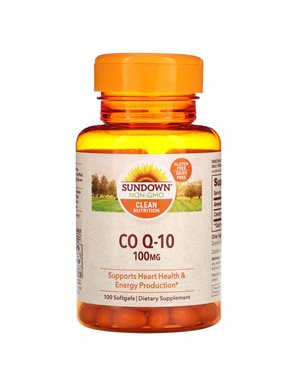 Sundown Naturals, Co Q-10, 100 mg, 100 Softgeli