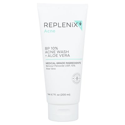Replenix, trądzik, 10% prania trądziku + aloe, 6,7 Fl Oz (200 ml)
