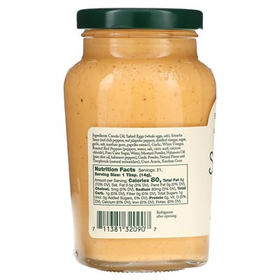 Stonewall Kitchen, Sriracha Aioli, 10.5 oz (298 g)