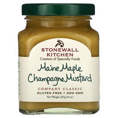 Stonewall Kitchen, Maine Maple Champagne Mustard, 8 uncji (227 g)