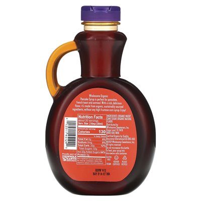 Gesunde Süßstoffe, Bio-Pfannkuchensirup, 20 fl oz (591 ml)
