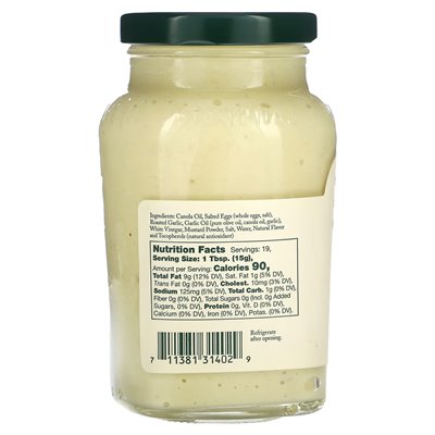 Stonewall Kitchen, Aioli mit geröstetem Knoblauch, 10,25 oz (291 ml)