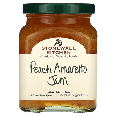 Stonewall Kitchen, Pfirsich-Amaretto-Marmelade, 12,25 oz (347 g)
