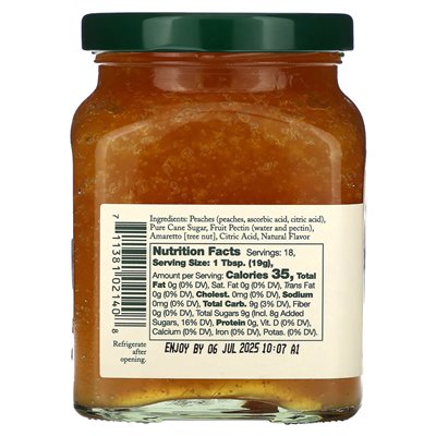 Stonewall Kitchen, Pfirsich-Amaretto-Marmelade, 12,25 oz (347 g)