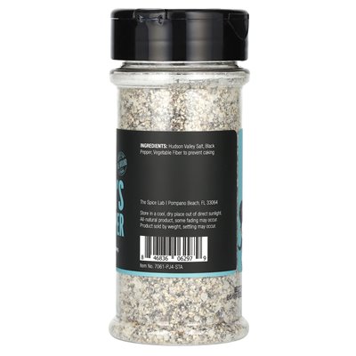 The Spice Lab, Sól Butcher's Salt + Pepper, 5,9 uncji (167 g)