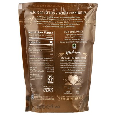 Gesunde Süßstoffe, Rohrohrzucker, 24 oz (680 g)