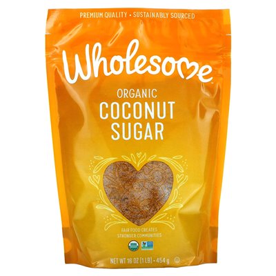 Healthy Sweeteners, Organic Coconut Sugar, 1 lb (16 oz) - 454 g