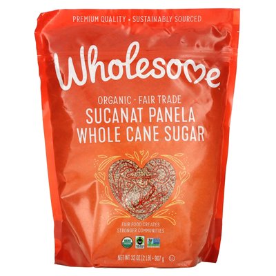 Healthy Sweeteners, Organic Panel Fucanat Whole Cane Sugar, 32 Ounces (907 G)