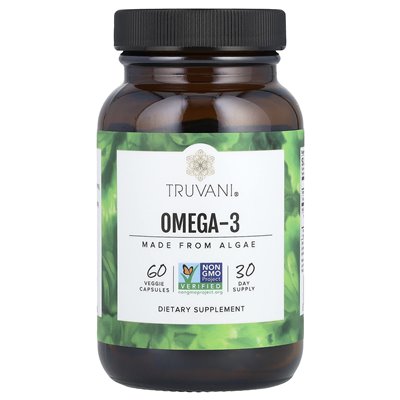 Truvani, Omega-3, 60 wegetariańskich kapsułek