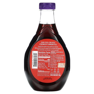 Gesunde Süßstoffe, Bio-rohe blaue Agave, 44 oz (1,25 kg)