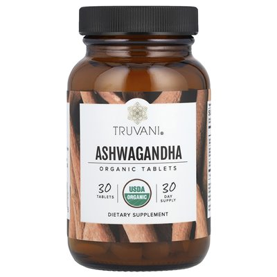 Truvani, Ashwagandha, 30 tabletek