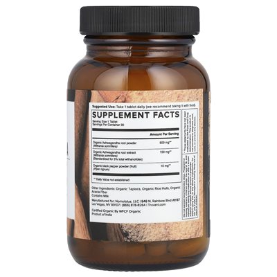 Truvani, Ashwagandha, 30 tabletek