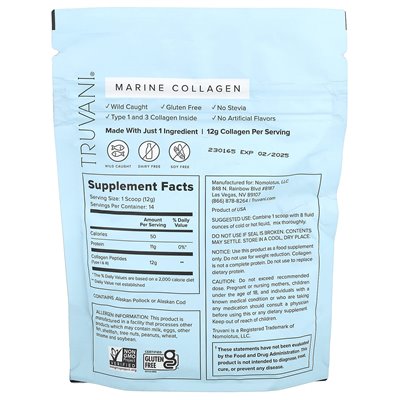 Truvani, Wild Caught Marine Colagen, Unxlafed, 5,9 uncji (168 g)