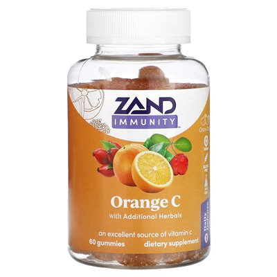 Zand, Immunity, Orange C Gummies, 60 Gummies Zand, Immunity, Orange C Gummies, 60 Gummies