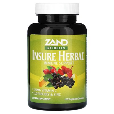 Zand, Naturals, Insure Herbal, Immune Support, 120 Vegetarian Capsules Zand, Naturals, Insure Herbal, Immune Support, 120 Vegetarian Capsules