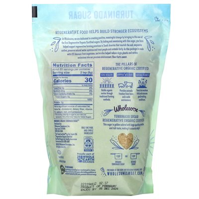 Zdrowe słodziki, cukier turbinado, 1,5 funta (680 g)