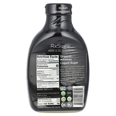RXSUGAR, Organic Alcoholic Liquid Sugar, 16 Oz (473 ml)