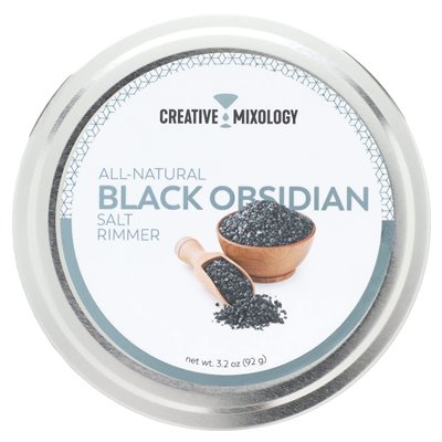 The Spice Lab, Creative Mixology, całkowicie naturalna czarna obsydianowa sól Rimmer, 3,2 uncji (92 g)