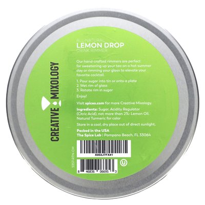 The Spice Lab, Creative Mixology, Lemon Drop Zuckerrübenaufstrich, 3,5 Unzen (99 g)