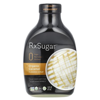RXSUGAR, Organic Caramel Syrup, 16 Oz (473 ml)