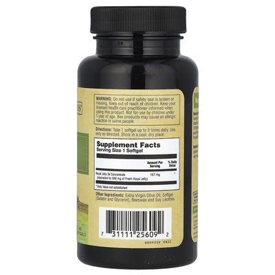 Sand, Royal Jelly 500, 60 softgels