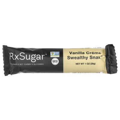 RXSUGAR, SWEALTHY SNAX, BARDY STAIN, CREME W INDYWANIE