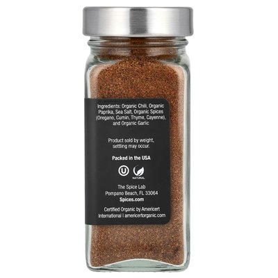 The Spice Lab Organic Chili Powder Blend, 1.8 oz (51 g)