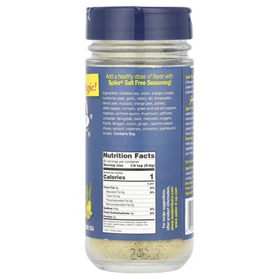Spike, przyprawy bez soli, 1,9 uncji (54 g) Spike, przyprawy bez soli, 1,9 uncji (54 g)