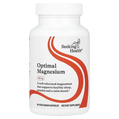 Seeking Health, Optimal Magnesium, 150 mg, 90 vegetarische Kapseln