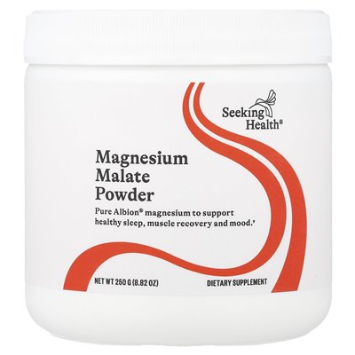 Poszukiwanie zdrowia, proszek z jabłkiem magnezu, 500 mg, 8,82 uncji (250 g)