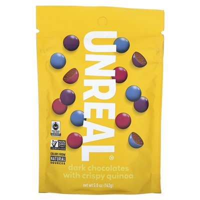 Unreal, dunkle Schokolade mit knusprigem Quinoa, 5 oz (142 g)