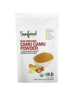 Sunfood, Raw Organic Camu Camu Powder, 3.5 oz (100 g) Sunfood, Raw Organic Camu Camu Powder, 3.5 oz (100 g)