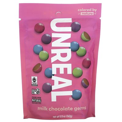 Unreal, Milchschokoladen-Edelsteine, 5 oz (142 g)