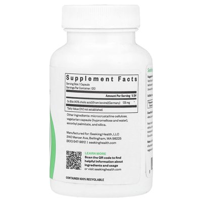 Poszukiwanie zdrowia, żółć wołu, 125 mg, 120 kapsułek