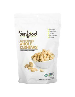 Sunfood, Raw Organic Whole Chestnuts, 8 oz (227 g)