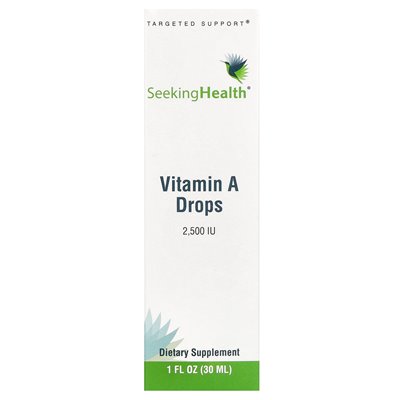 Seeking Health, Vitamin A Drops, 2500 IU, 1 Fl Oz (30 ml)