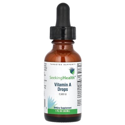 Seeking Health, Vitamin A Drops, 2500 IU, 1 Fl Oz (30 ml)