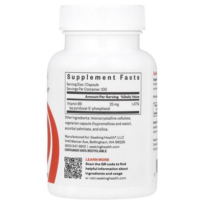 Poszukiwanie zdrowia, P-5-P, 25 mg, 100 kapsułek Poszukiwanie zdrowia, P-5-P, 25 mg, 100 kapsułek