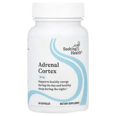 Seeking Health, Adrenal Cortex, 50mg, 60 Capsules
