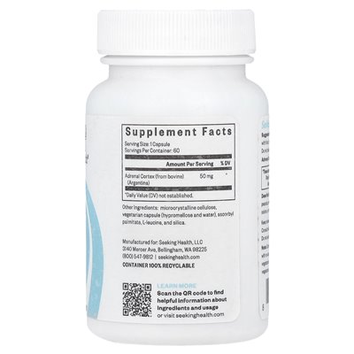 Poszukiwanie zdrowia, kory nadnerczy, 50 mg, 60 kapsułek Poszukiwanie zdrowia, kory nadnerczy, 50 mg, 60 kapsułek