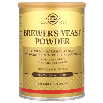 Solgar, proszek drożdżakowy Brewer, 14 uncji (400 g) Solgar, proszek drożdżakowy Brewer, 14 uncji (400 g)