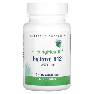 Poszukiwanie zdrowia, Hydroxo B12, 2000 mcg, 60 pastylków Poszukiwanie zdrowia, Hydroxo B12, 2000 mcg, 60 pastylków